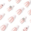 Wearable nails white French style wearable nails finished silver three-dimensional five-pointed star nail stickers wearable - Korvel