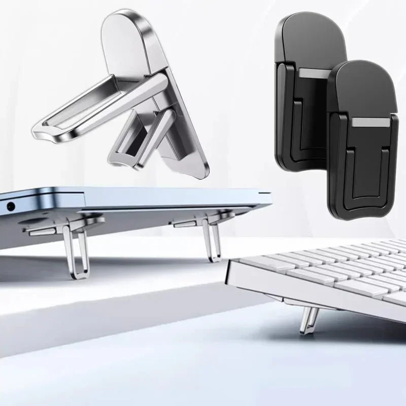 Adjustable Folding Laptop Stand - Ultra-Thin Portable Support