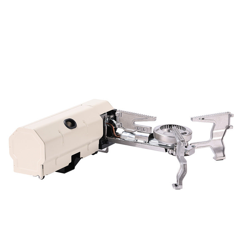 Folding Card Stove Outdoor Camping Picnic Gas Stove Portable Hotpot Stove Tea Cooker - Korvel