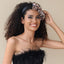 Fashionable leopard print fabric flower headband - Korvel