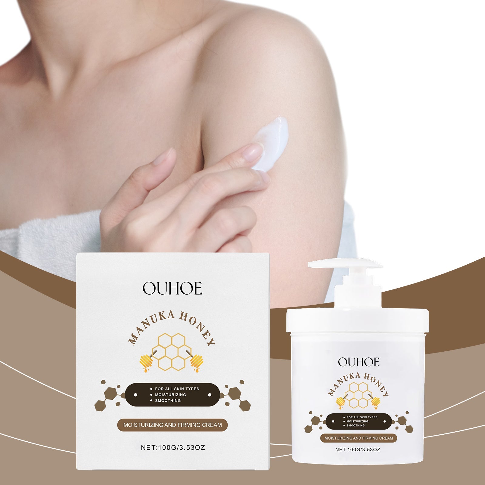 Firming Body Cream, Moisturizing, Refreshing, Silky, Non-Greasy, Gentle, Nourishing And Moisturizing Body Lotion - Korvel