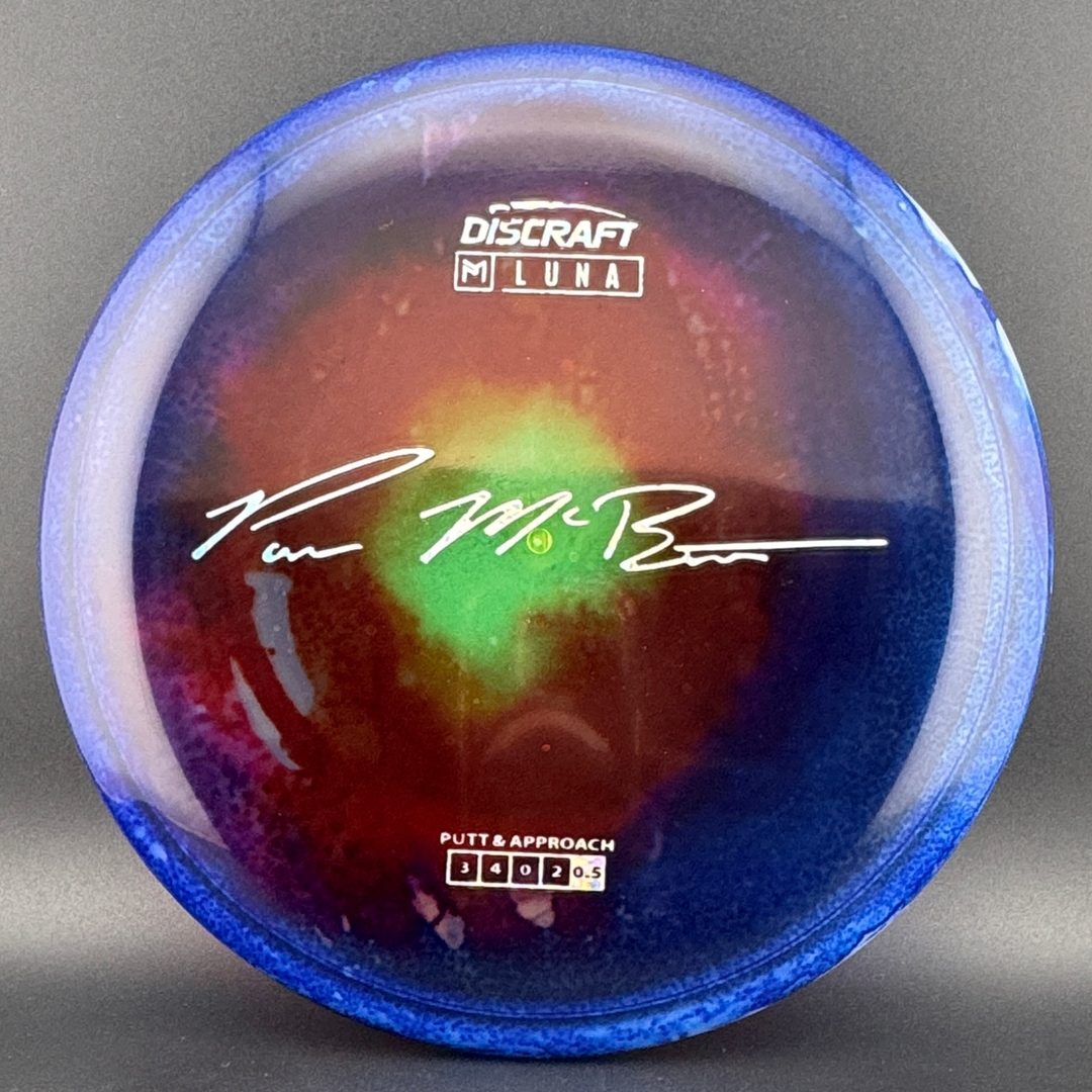 Fly Dye Z Luna Disc Golf Putter - Édition Paul McBeth