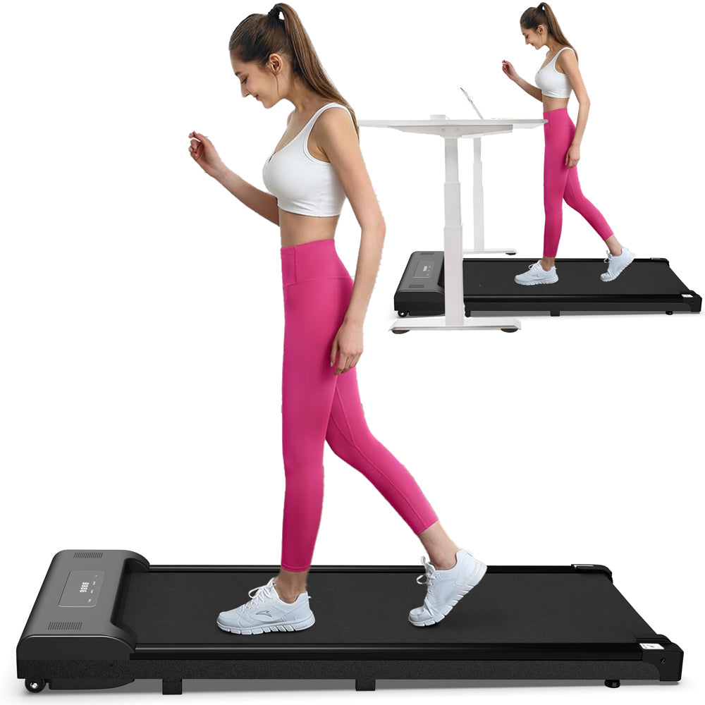 Undertable treadmill, walking mat, portable jogger with remote LED display (265 pounds) - Korvel