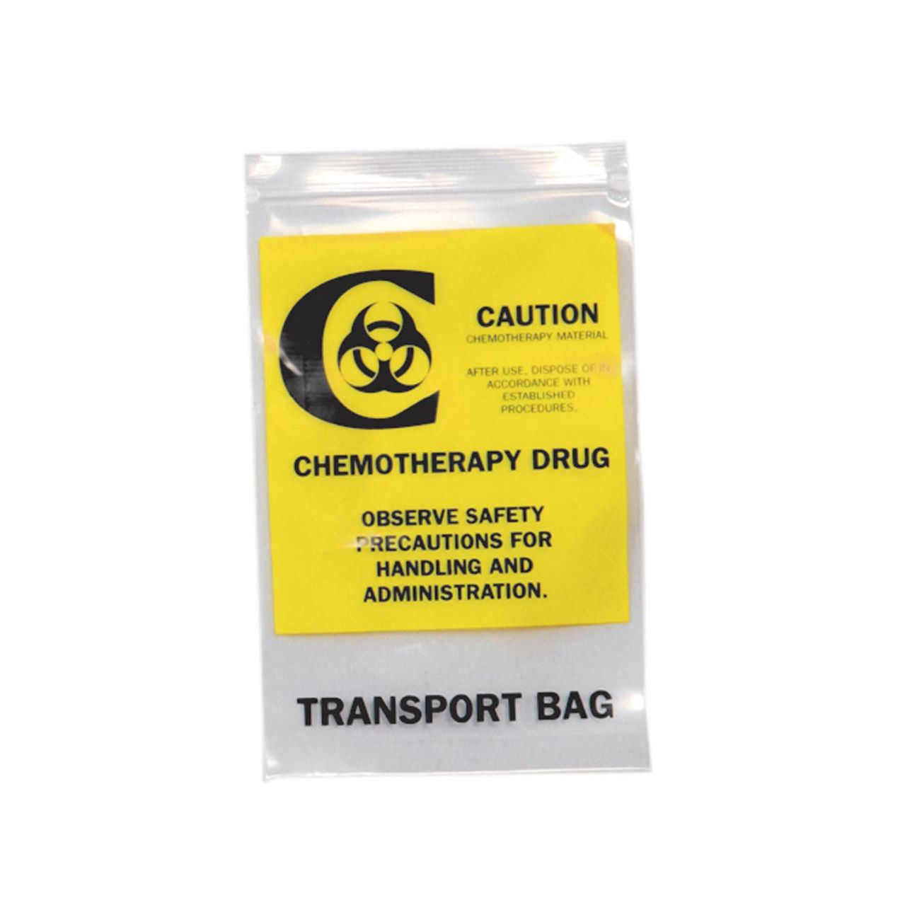 Sac de transfert pour chimiothérapie, 12" x 15", 500 unités