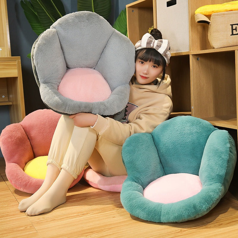 Cushion Japanese style flower children's small sofa for young children, boys and girls, baby bedroom reading corner, ground reading cushion - Korvel