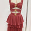 A-shaped cake skirt one-piece beach set sexy one-piece - Korvel