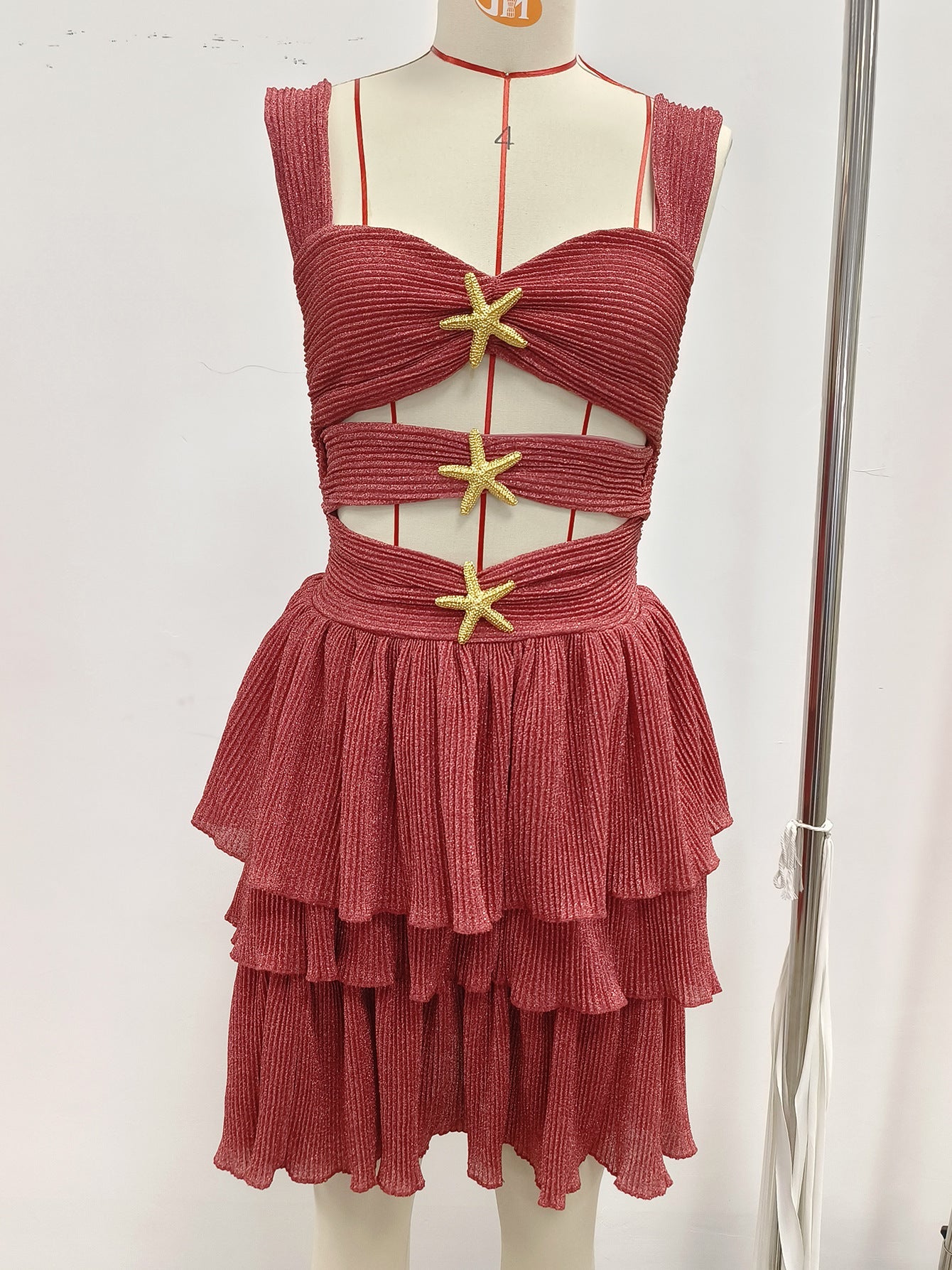 A-shaped cake skirt one-piece beach set sexy one-piece - Korvel