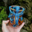 Taza de Pulpo Azul Profundo Hecha a Mano para Bebidas Calientes y Frías