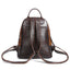Mochila de Cuero Genuino Retro de Lujo para Mujeres