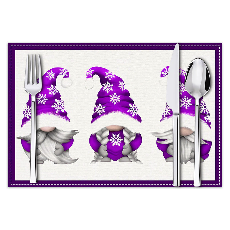 Christmas Dwarf Meal Mat - Festive Table Decoration