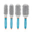 Professional Round Blue Hair Brush Ceramic Ion Hairbrush Comb Fashion Salon Hair Styling Tools - Korvel