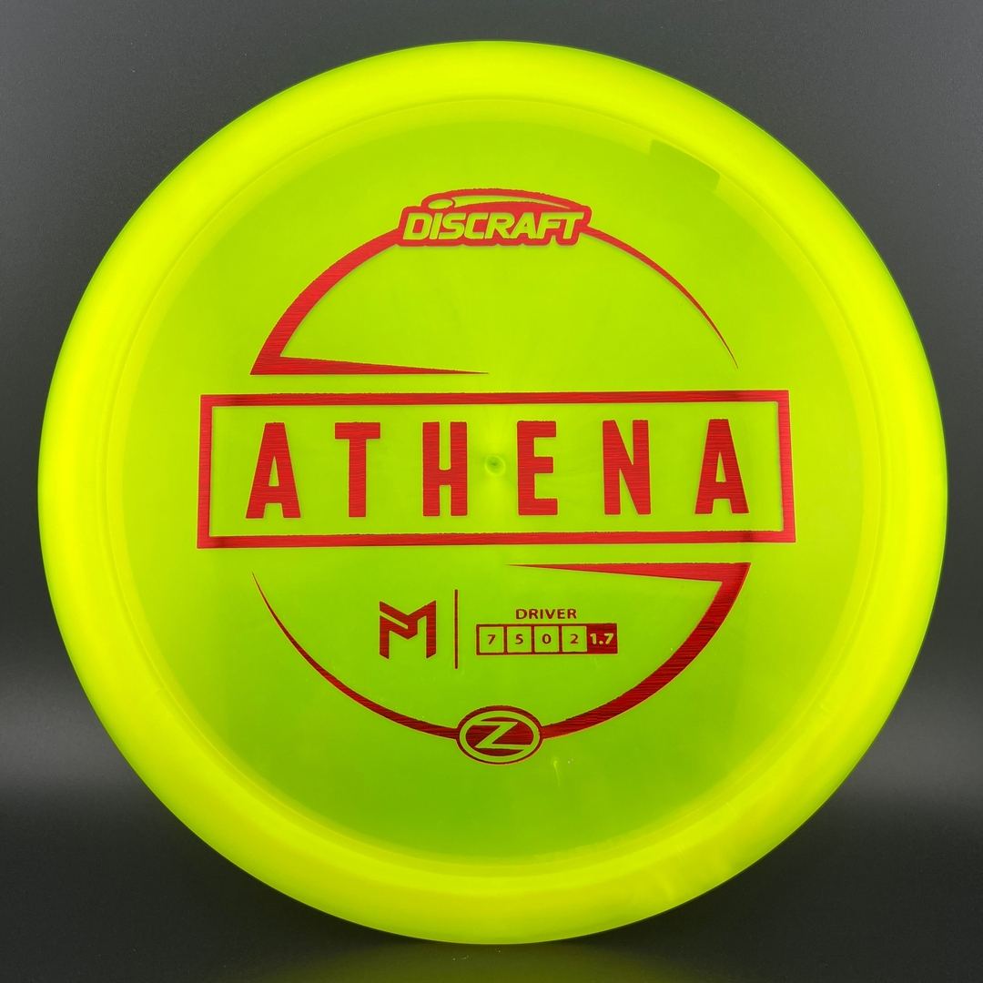 Z Athena Disc Golf Driver - Paul McBeth Edition