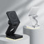 3 in 1 Wireless Charger Magnetic Foldable Charger For iphone charger power Adapter Charging Stand & Holder - Korvel