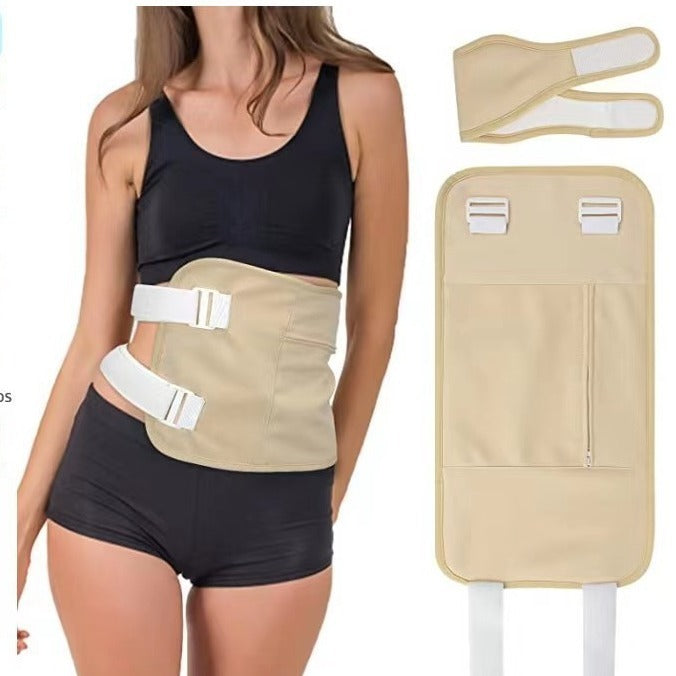 Premium Castor Oil Care Belt with Adjustable Waist Belt