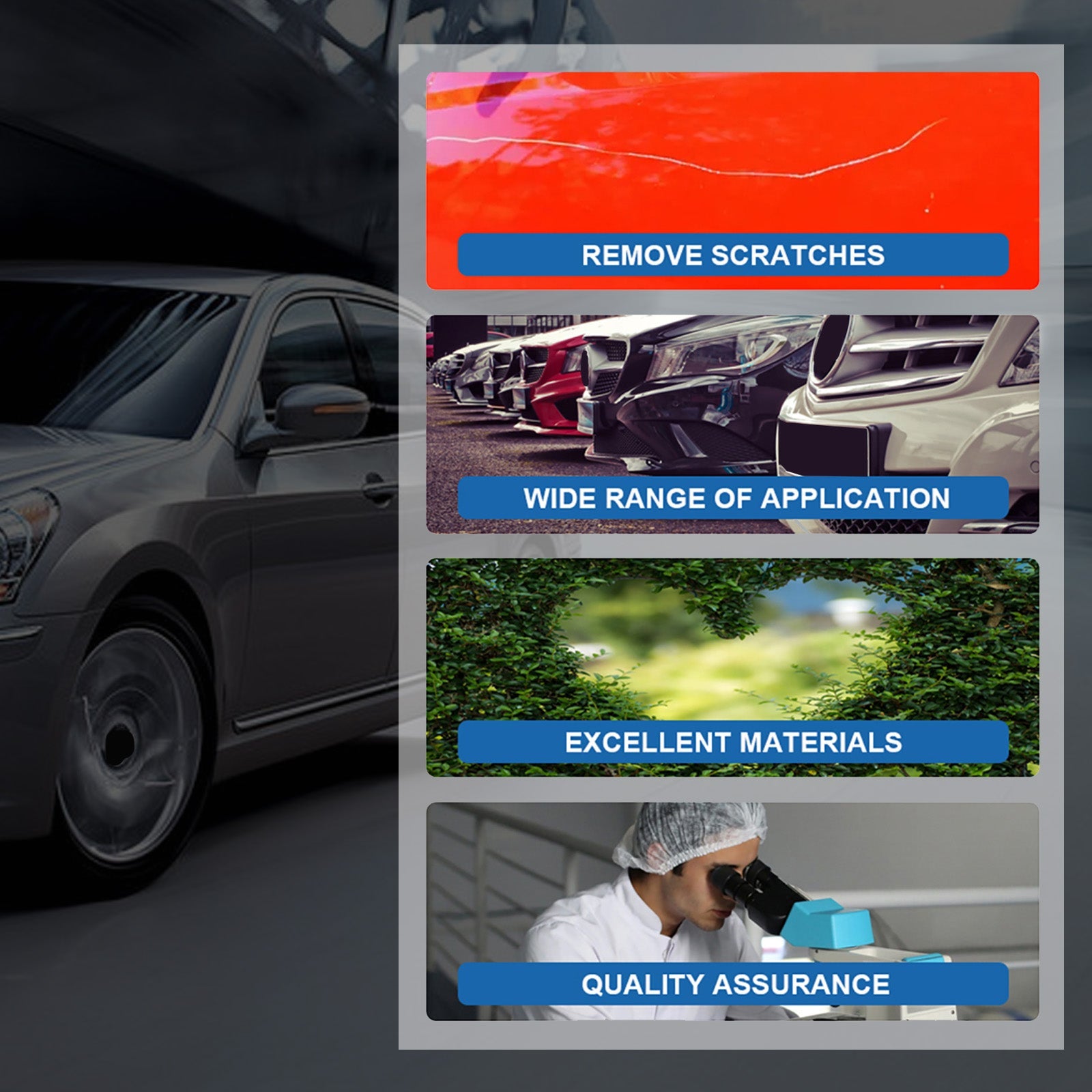 Car Scratch Polishing Wax, Car Paint Scratches And Scratches Repair Cream Maintenance Polishing Wax - Korvel