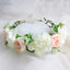 Accesorio para el cabello de guirnalda de flores hecha a mano para bodas