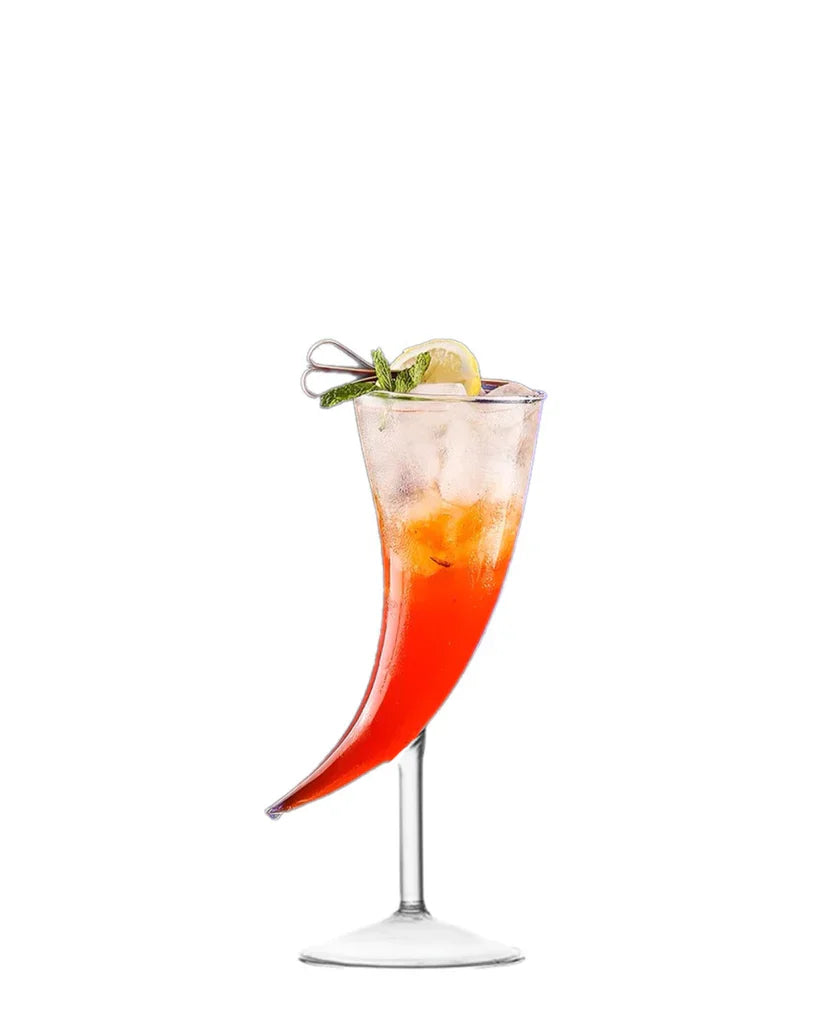 Vaso de Cóctel con Forma de Chile