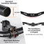Folding Bike Aluminum Alloy Small Straight Handlebars, also known as Speed Drop Horizontal Handlebars, are essential bicycle acc - Korvel