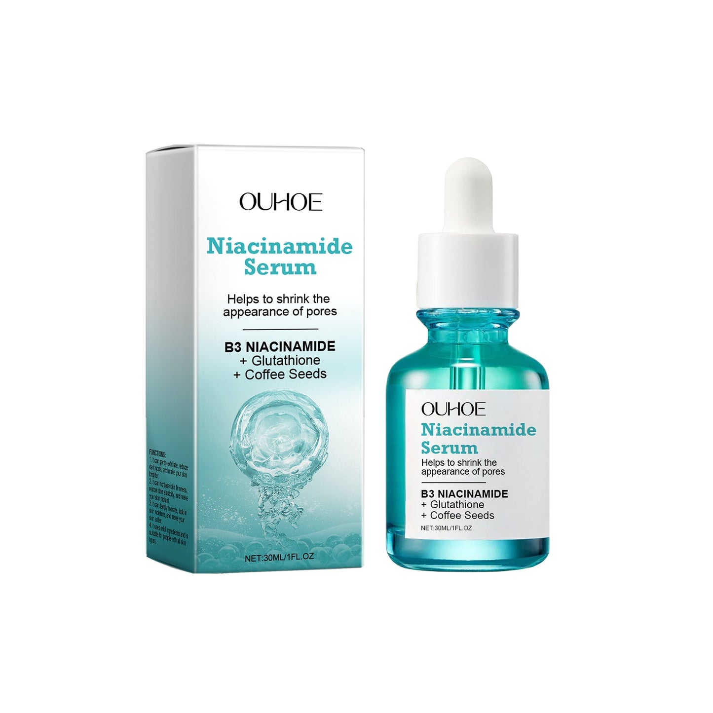 Nicotinamide Brightening Serum, Gently Nourishing, Hydrating And Brightening Facial Skin Moisturizing And Skincare Essence - Korvel