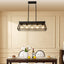 5-Light Farmhouse Chandeliers for Dining Room Metal Rustic Pendant Island Light  Modern Rectangular Island Lights (No Bulbs) - Korvel