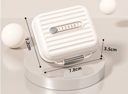 Boîte de Rappel Médical Mini Portable pour Rangement à Domicile