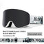 Cover Ski Glasses Winter Outdoor Sports Goggles Double Layer Anti Fog Single Double Plate Snow Goggles - Korvel