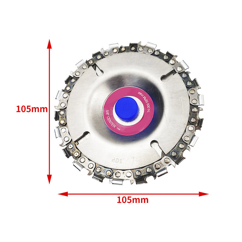 Wood Plastics 4 Inch 22 Tooth Grinder Disc Fine Chain Saw 4 Inch Angle Carving Culpting For 100/115 Angle Grinder - Korvel