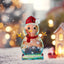 Christmas Colorful Glowing Snowman Ornament Flat Snowman Desktop Plug in Night Light - Korvel