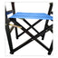 Folding Chair Wooden Director Chair Canvas Folding Chair Folding Chair 2pcs/set populus + Canvas (Color : Blue) - Korvel