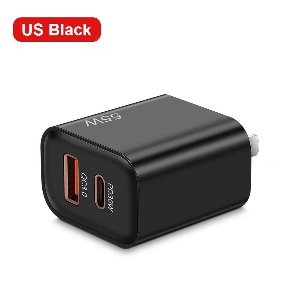 55W supports super fast charging and is fully compatible with USB+PD fast charging for mobile phone charging - Korvel