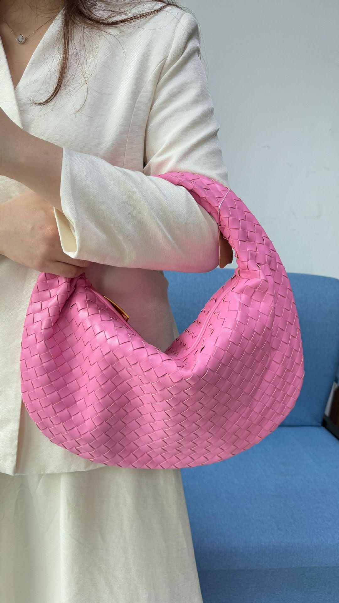 Premium Large Women's Woven Shopper Bag