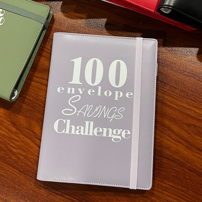 100 Envelope Challenge Binder for Savings Tracking