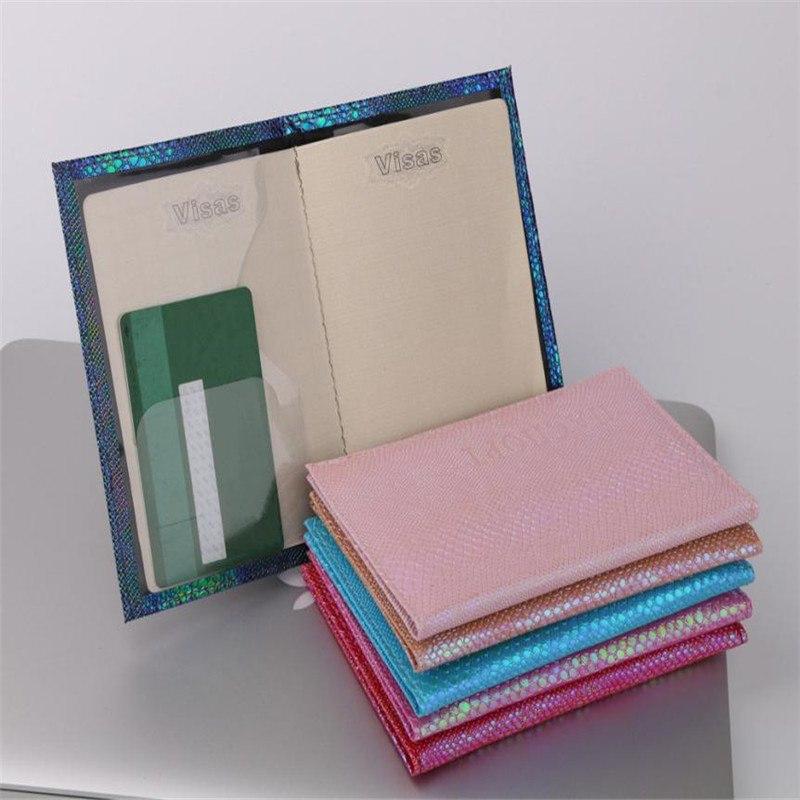 Lizard Passport Holder Protector Wallet Business Card Soft Passport Cover Travel Men Wallets Women Credit Card Holder Cover - Korvel