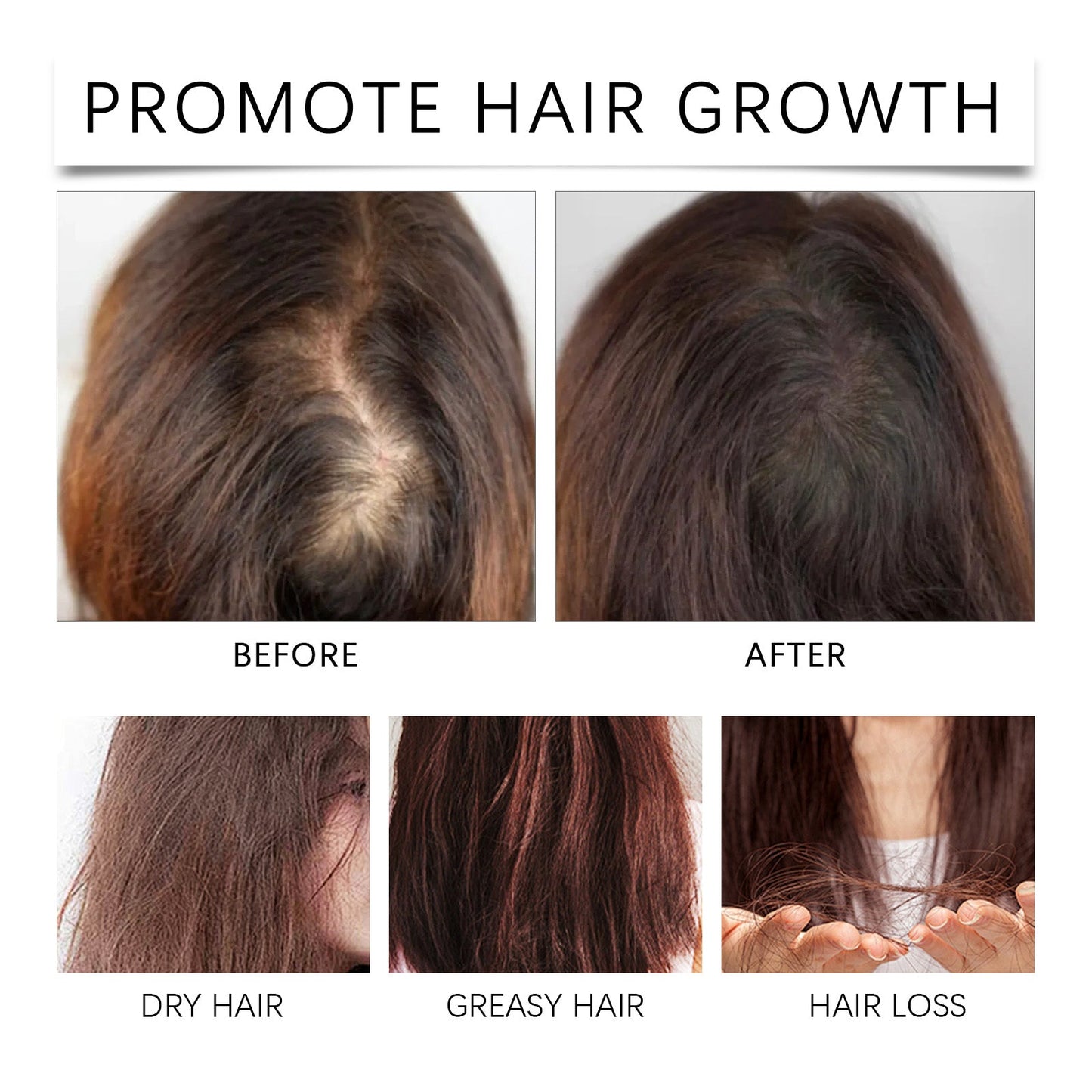Essence de soin capillaire à l'huile de palme pour des cheveux nourris et résistants
