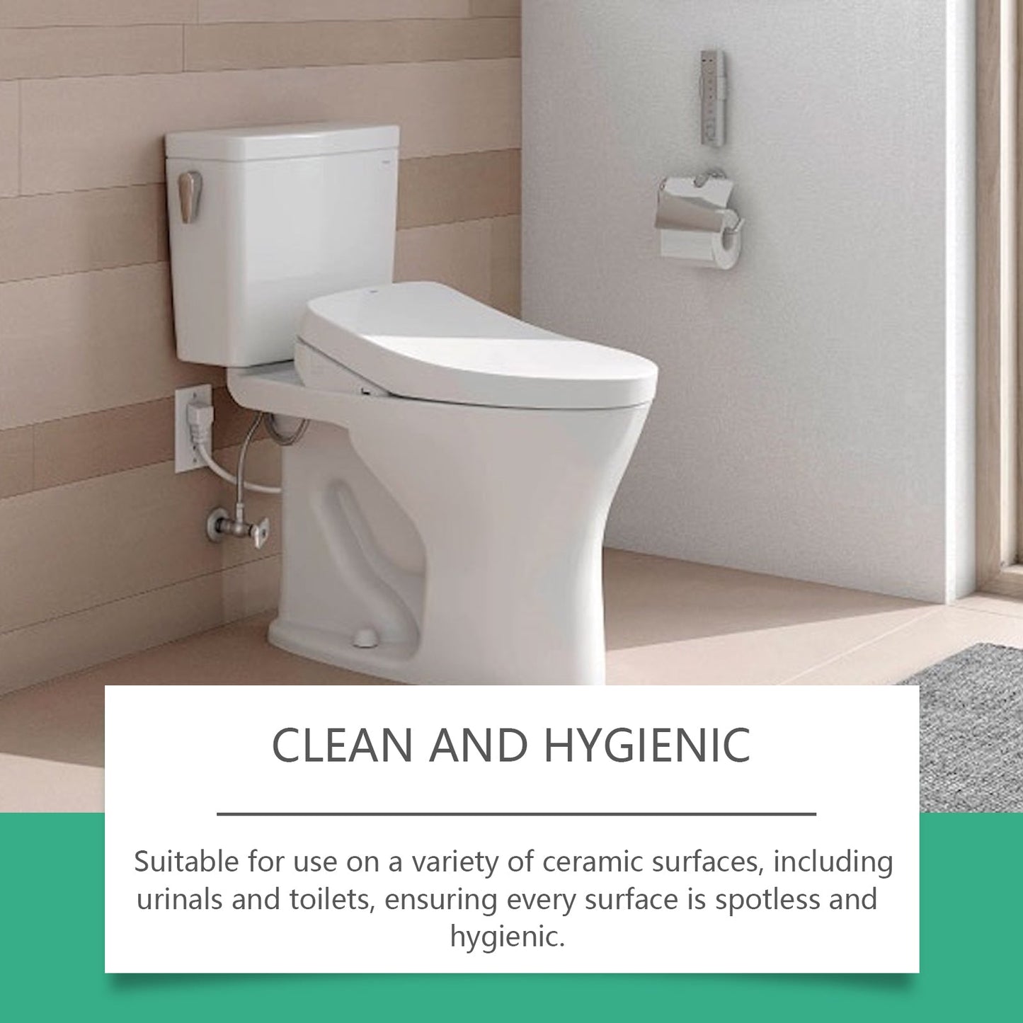 Toilet Toilet Decontamination Cleaner, Multi-Effect Dirt Dissolver Toilet Tile Cement Floor Decontamination - Korvel