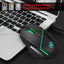 A876 wired mouse with colorful synchronized lighting, 6400dpi adjustable lighting, can turn off gaming mouse - Korvel