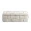 Ottomana de Almacenamiento Tapizada COOLMOR - Beige