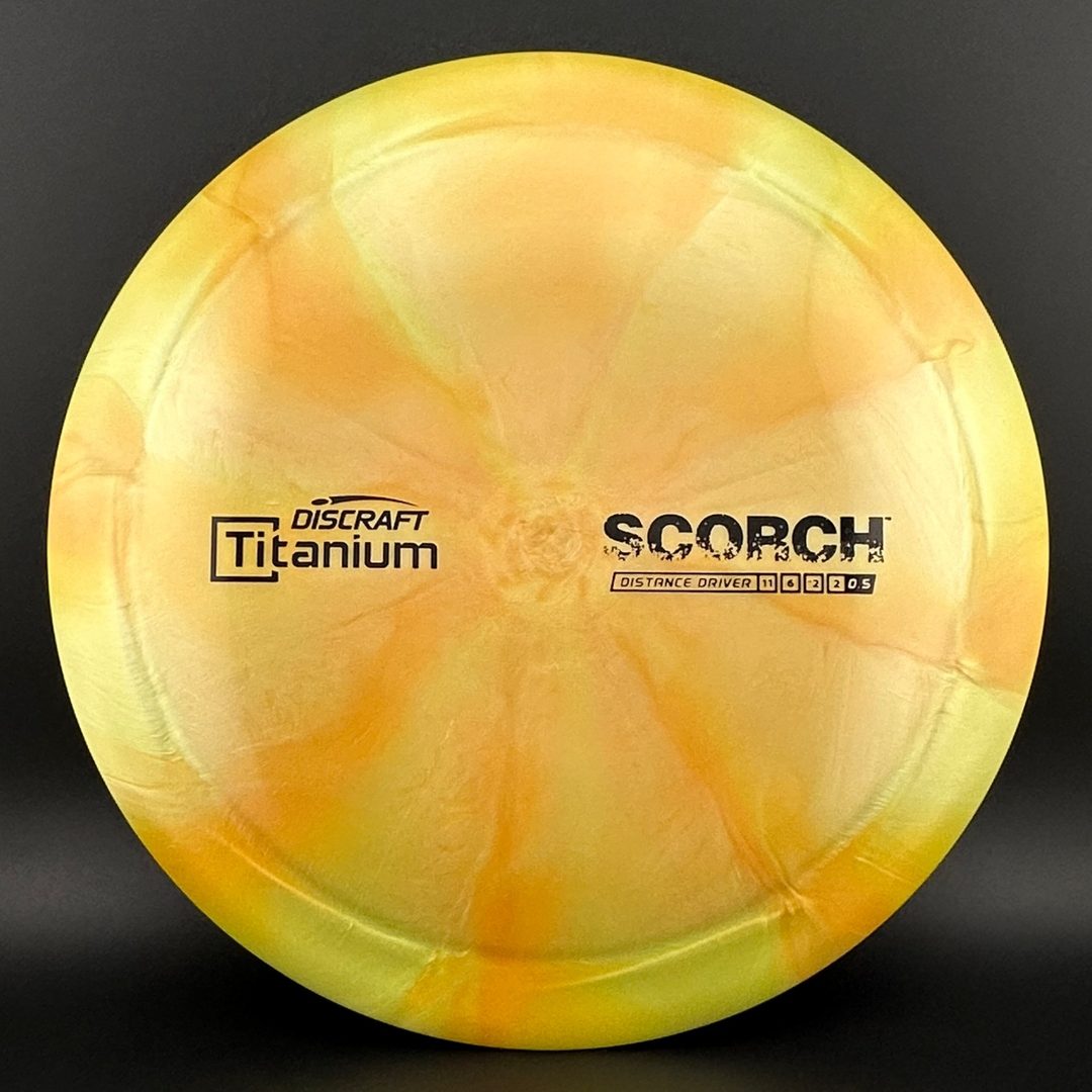 Titanium Swirl Scorch Disc Golf Driver