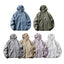 Camouflage Spliced Thin Hooded Sun Protection Clothing Men's Outdoor Sports Reflective Design Casual Jacket Trendy - Korvel