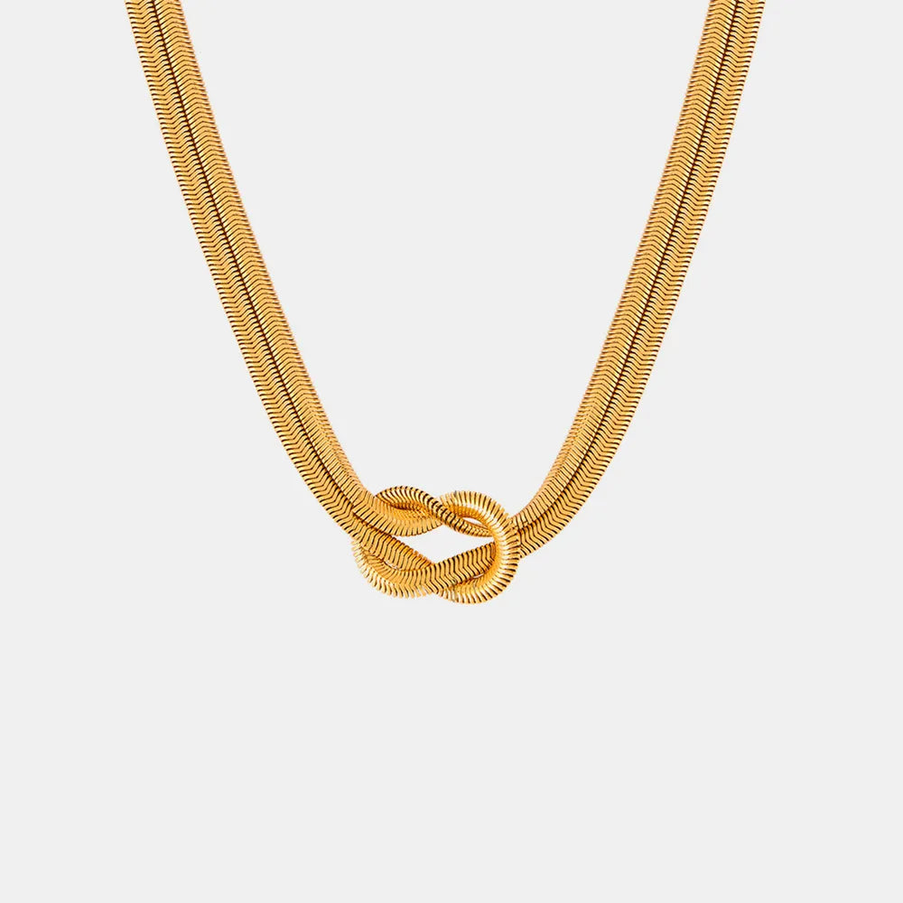 Titanium Steel Knot Necklace - Korvel