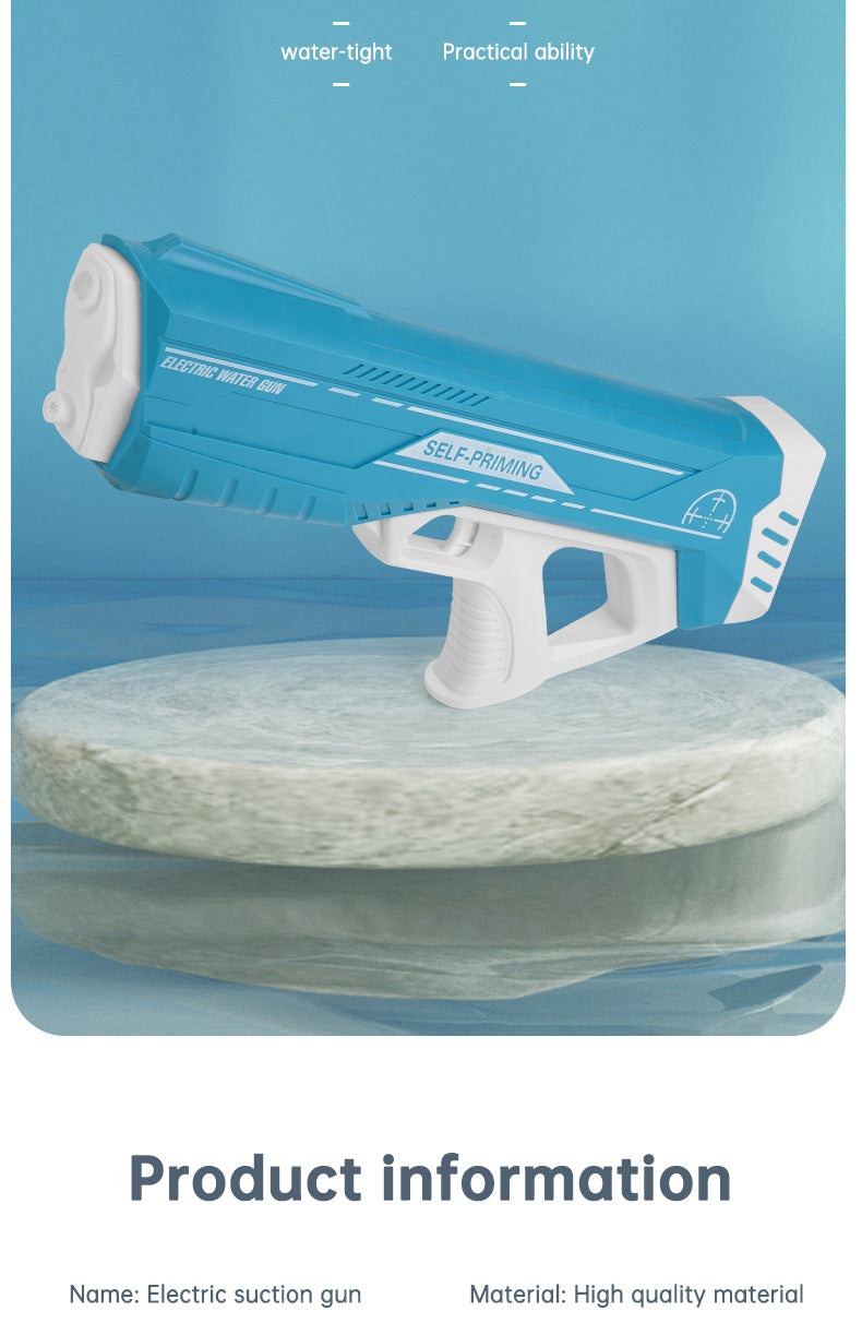 Electric Induction Water Gun Summer Outdoor Toys Automatic Pumping Gun Beach Swimming Pool Water Fight Children's Toy Gifts - Korvel
