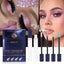 QIBEST Smoke Tube Eye Shadow Set - Diamond Pearl Liquid