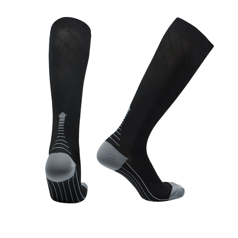 Premium Black Calf Sports Socks for Active Lifestyles
