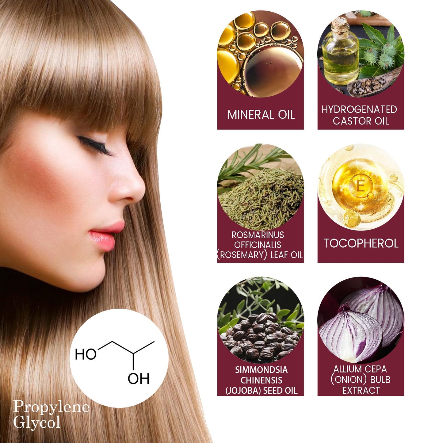 Onion Hair Growth Essential Oil, Strengthens And Hydrates Hair Growth Hair Dense Hair Care Spray - Korvel