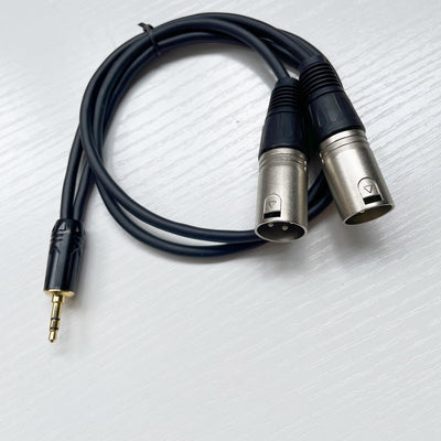 Premium 3.5mm to Dual XLR Audio Cable
