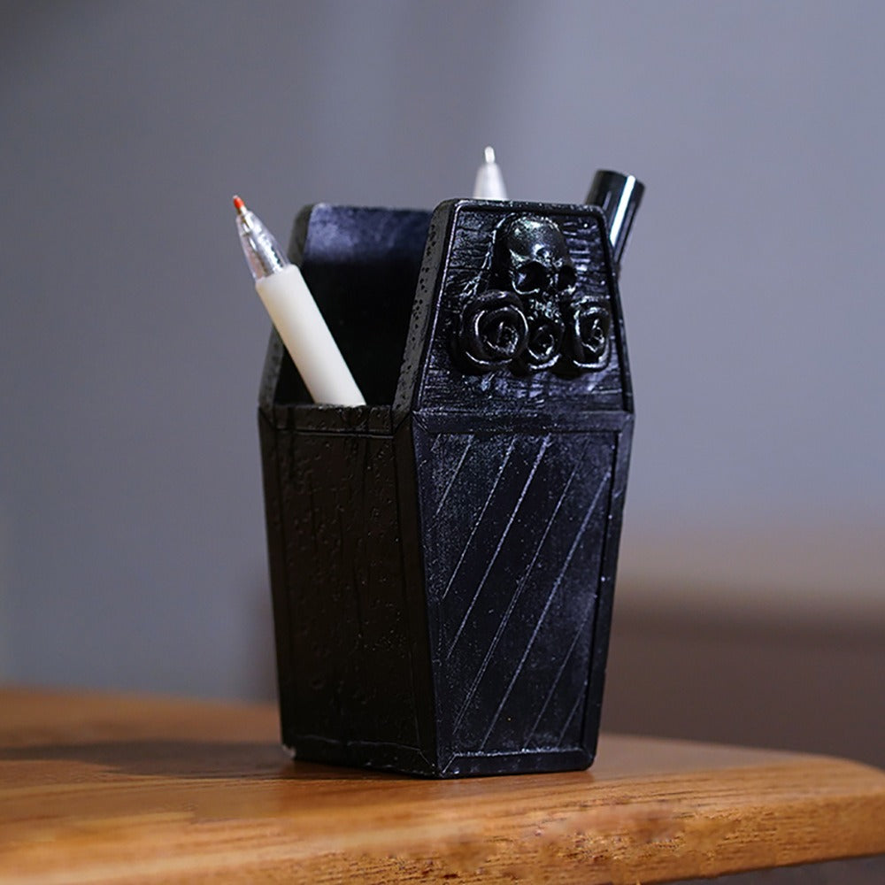 Flower Skeleton Makeup Brush Storage Box