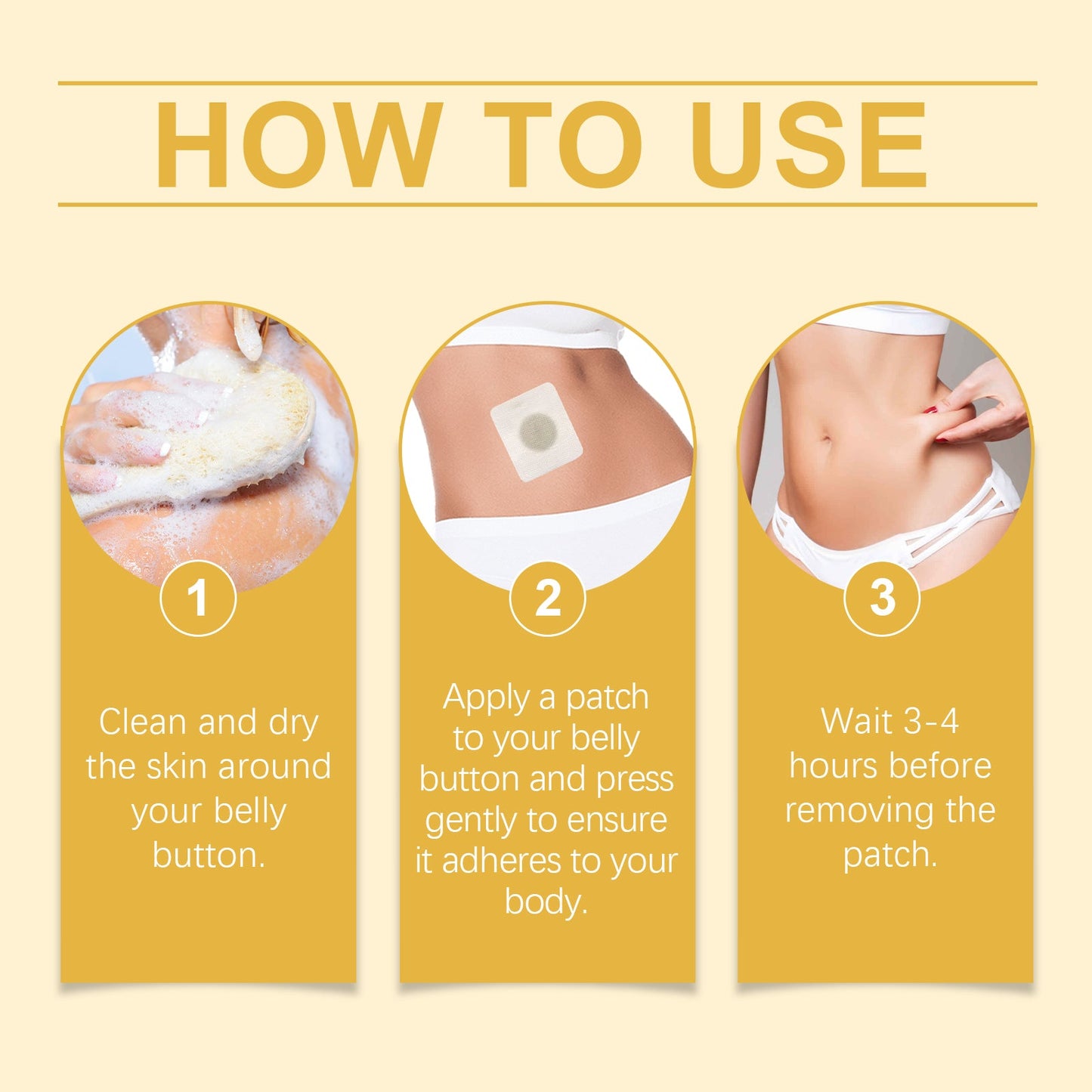 Bee Venom Body Care Patch, Body Firming Body Light Body Daily Lazy Care Patch - Korvel