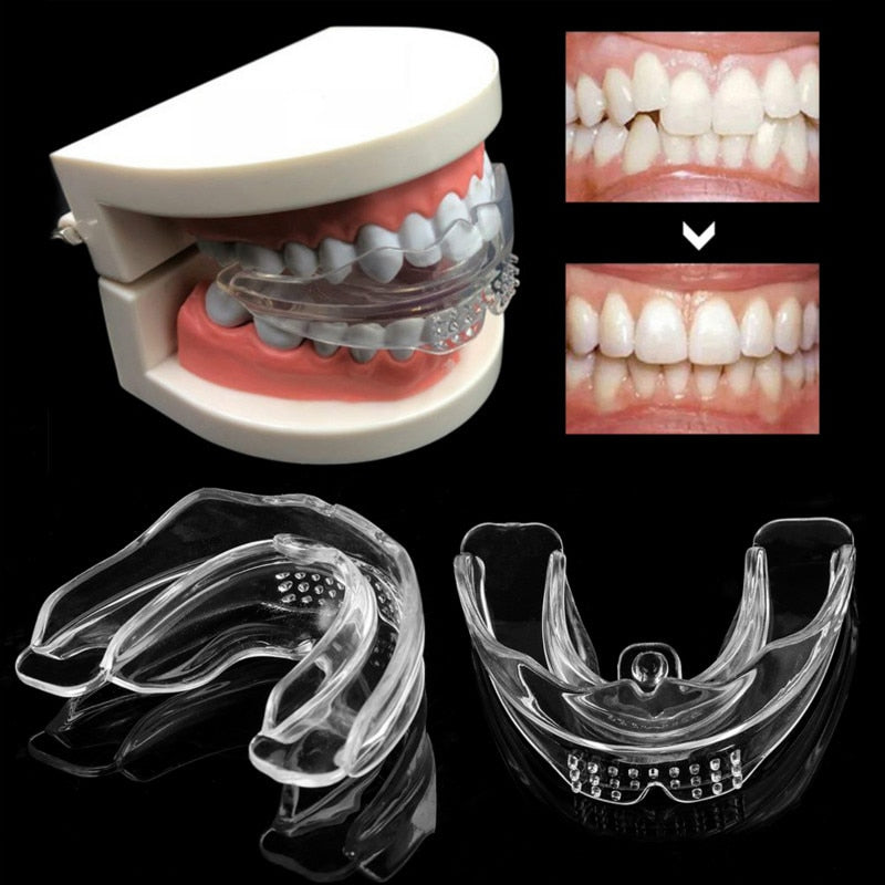 3 Stages Dental Orthodontic Braces Appliance Braces Alignment Trainer Teeth Retainer Bruxism Mouth Guard Teeth Straightener - Korvel