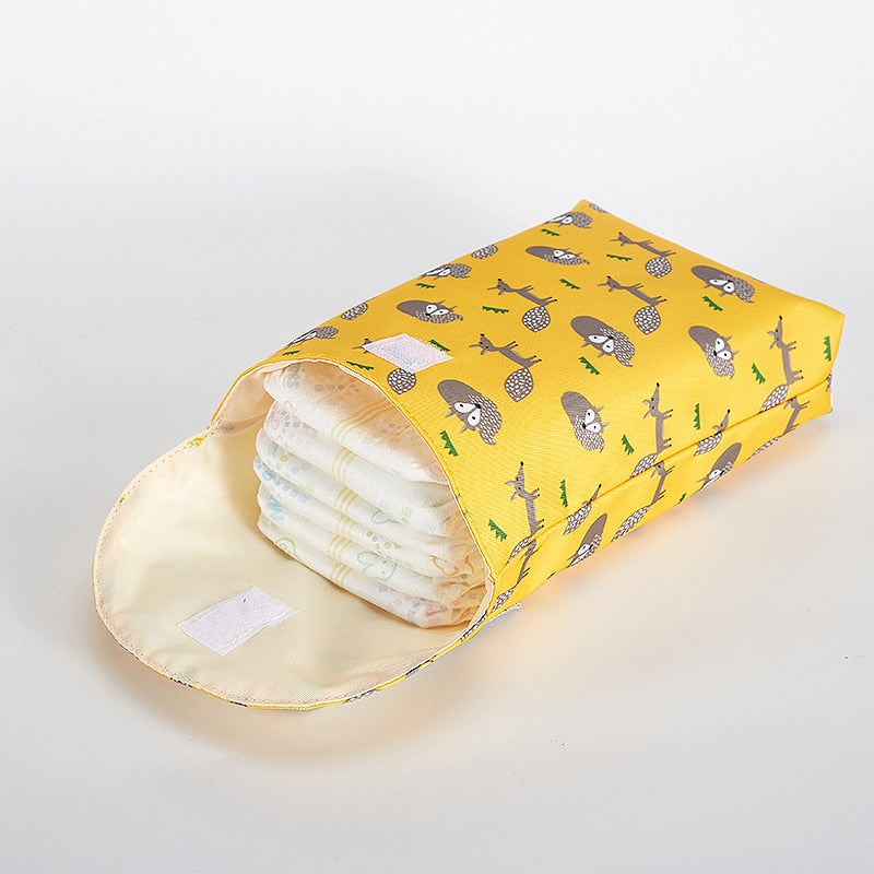 Bolsa Organizadora de Pañales Impermeable Multifuncional para Bebés