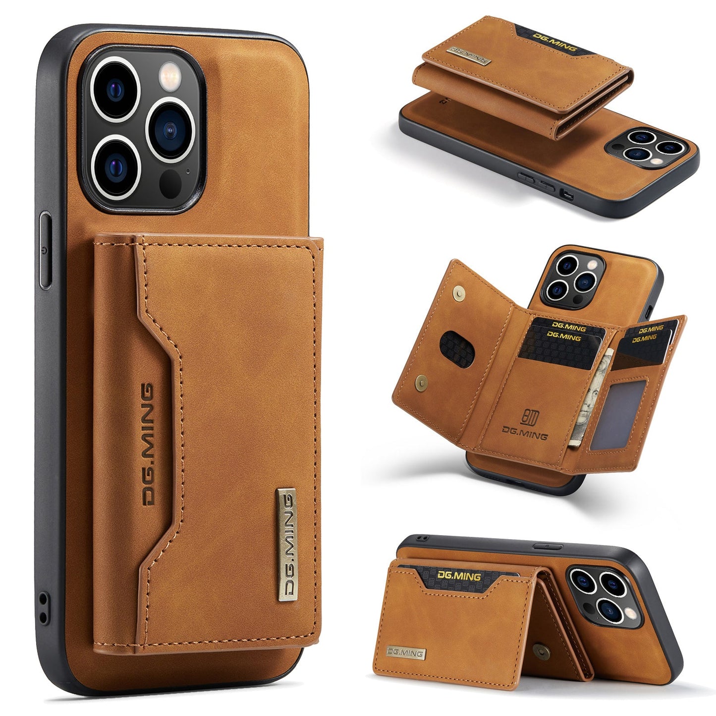 Applicable to iPhone14 Pro Max Split Card Case iP14 Plus Magnetic Card Case Protective Cover - Korvel
